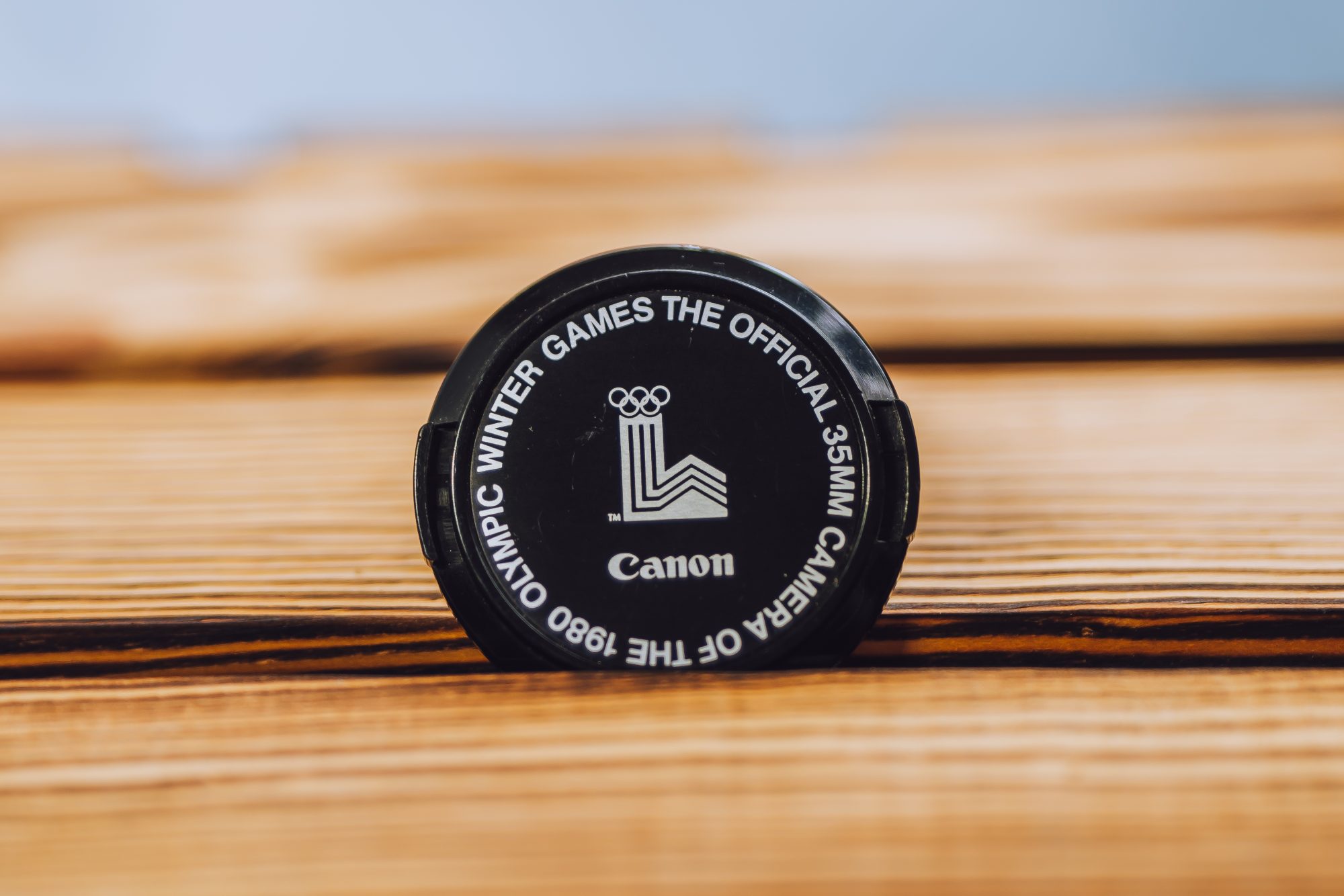 Canon FD Objektivdeckel vorne 52mm - Olympic Winter Games 1980