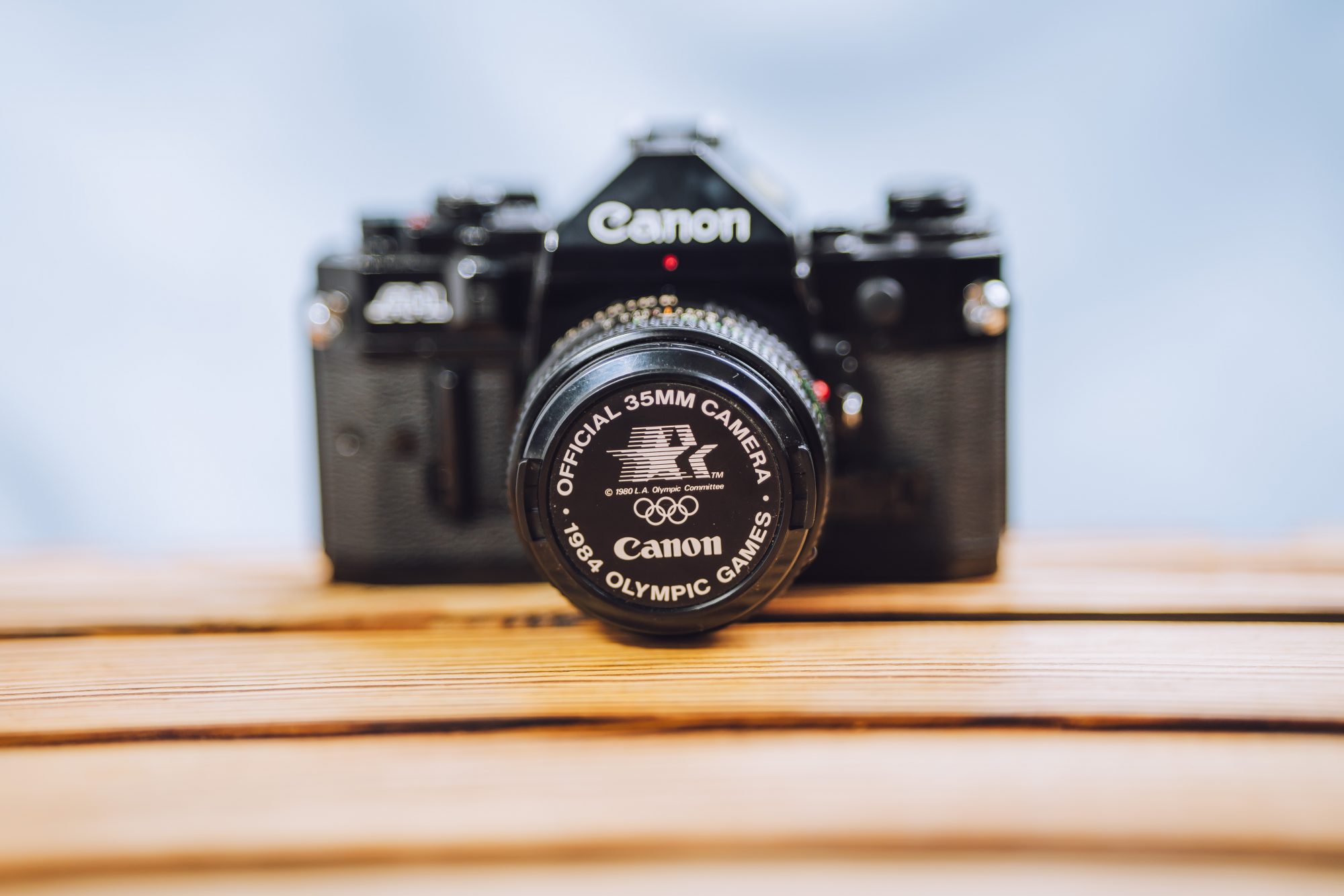 Canon FD Objektivdeckel vorne 52mm - Olympic Games 1984 – Bild 2